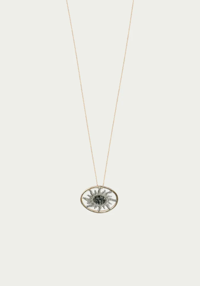 Collier Sola Médium Pyrite
