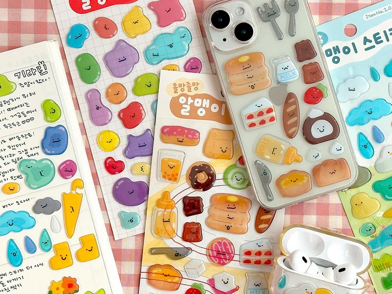 Stickers vinyle épais - food