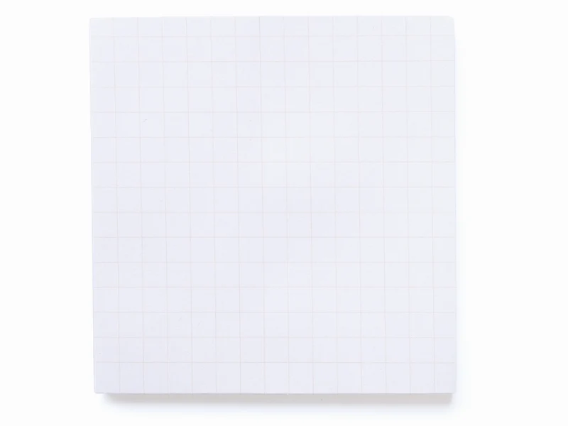 Bloc de post-it rose - quadrillages - multicolores