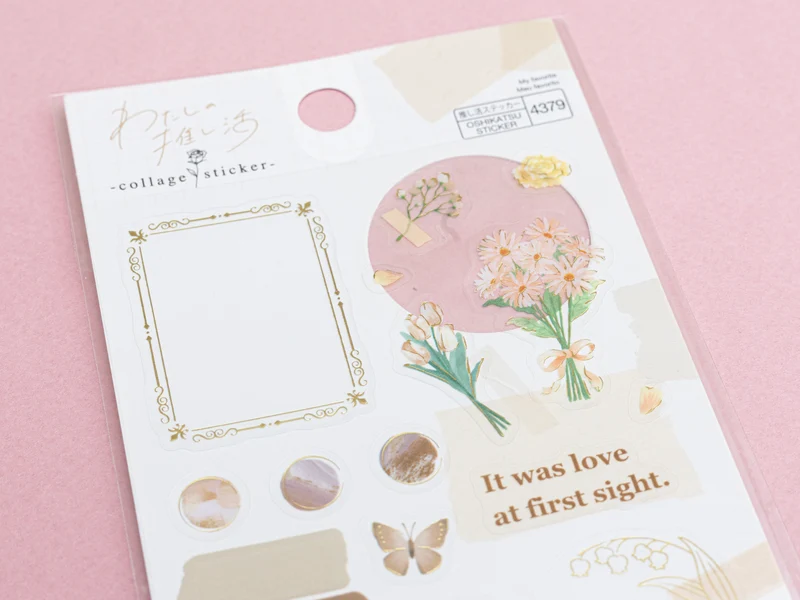Stickers collection fleurs printanières