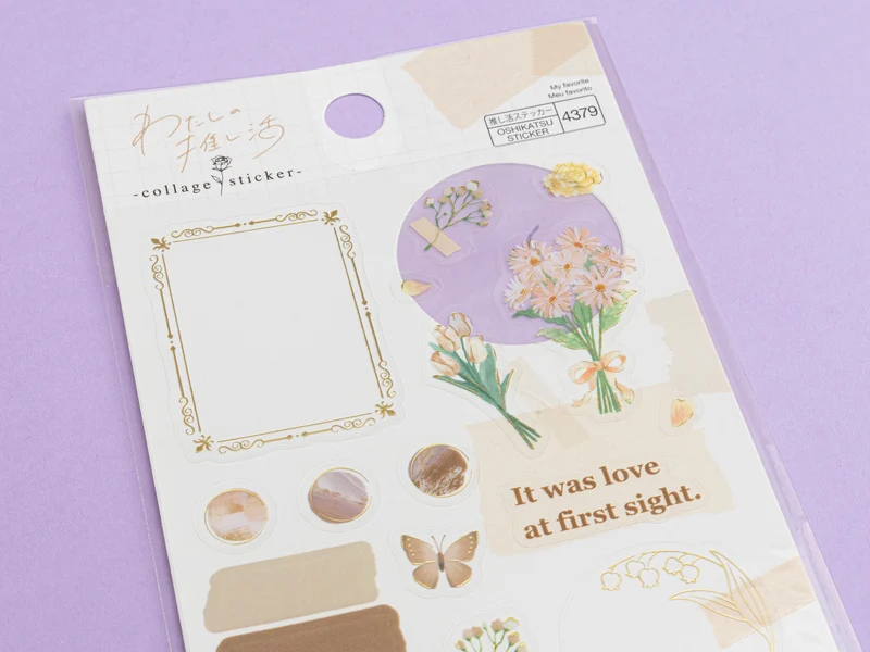 Stickers collection fleurs printanières
