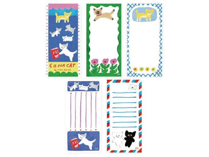 Bloc de papier illustrés Reiko Tada C is for cat