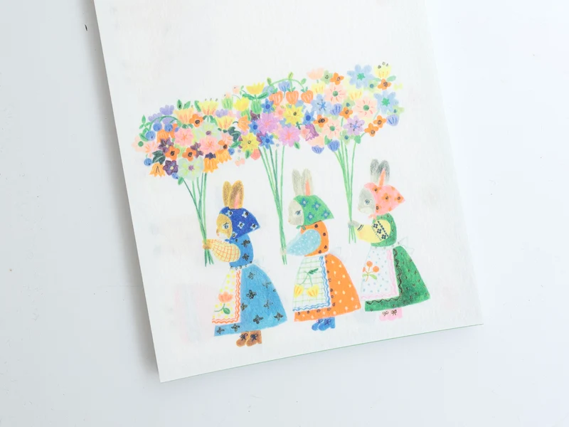 Bloc de papier illustrés Aiko Fukawa - Jardin
