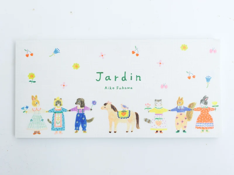 Bloc de papier illustrés Aiko Fukawa - Jardin