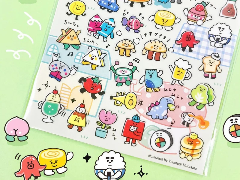 Stickers - fruits rigolos