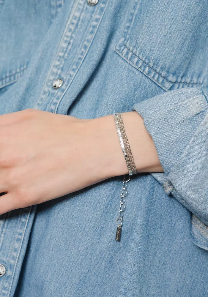 Bracelet Nour Rhodium