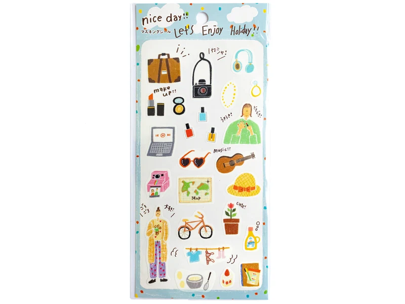 Stickers Let's Enjoy holydays