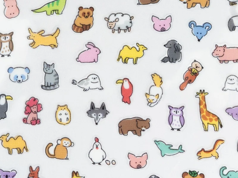 Stickers - minis animaux mignons