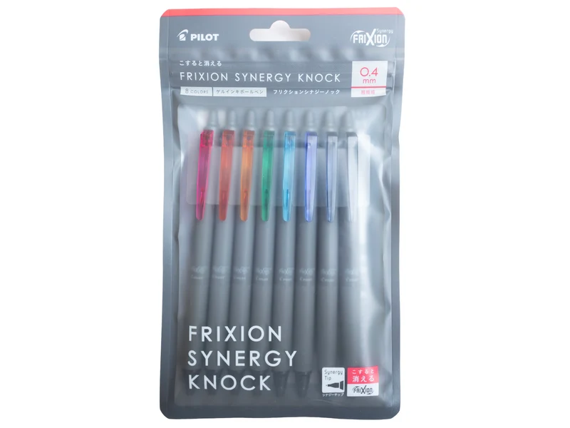 Pochette de 8 Stylos Frixion Synergy Knock