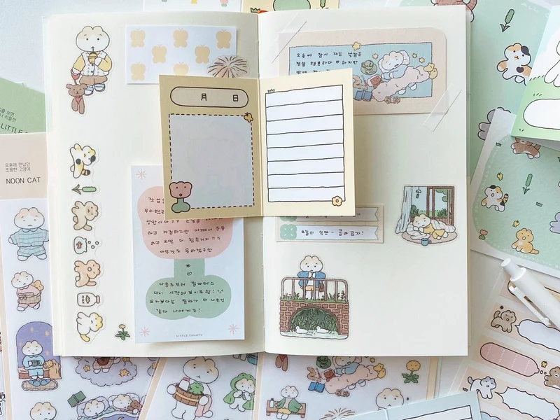 Mini bloc-notes fleur
