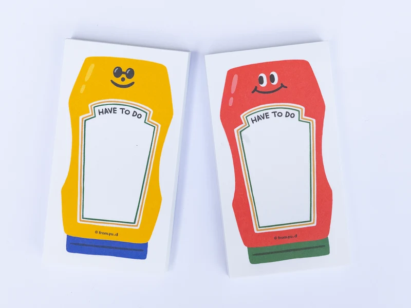 Bloc-notes ketchup