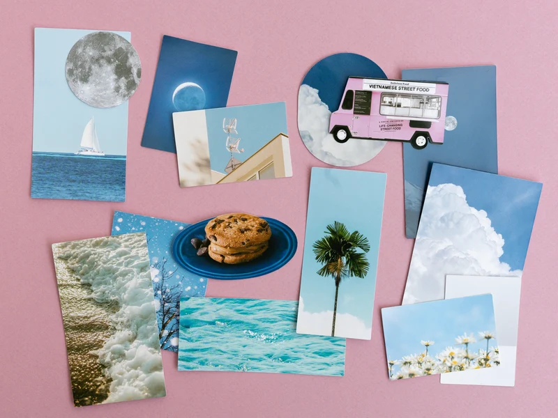 Stickers découpés - thème vacances