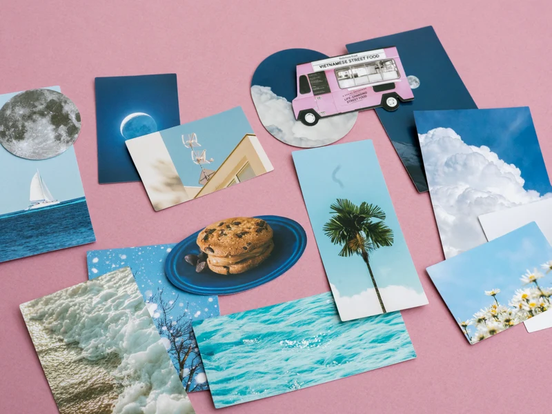Stickers découpés - thème vacances