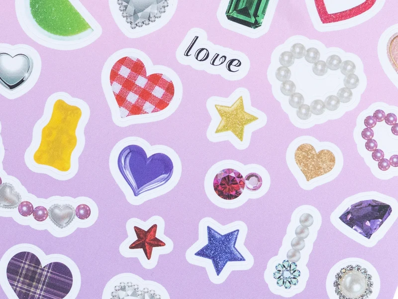 Stickers vintage jewel