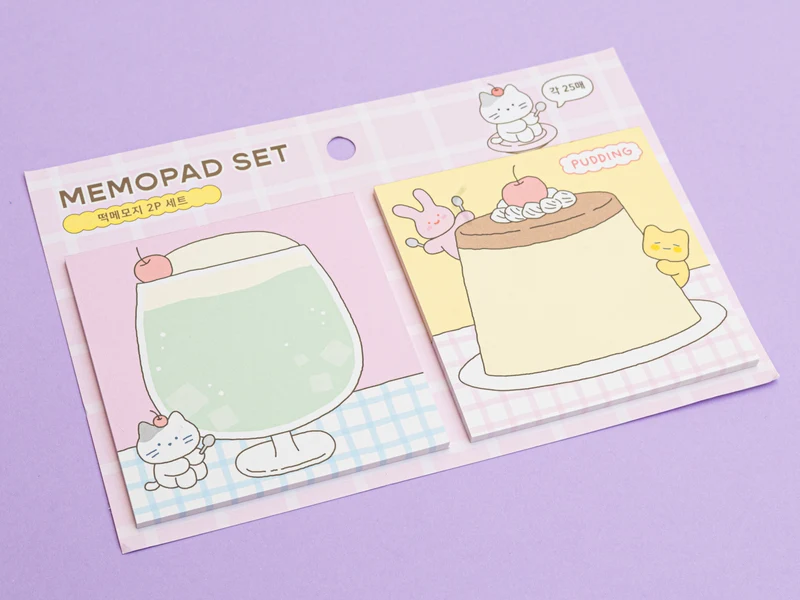 Lot de 2 blocs cocktails et gateaux