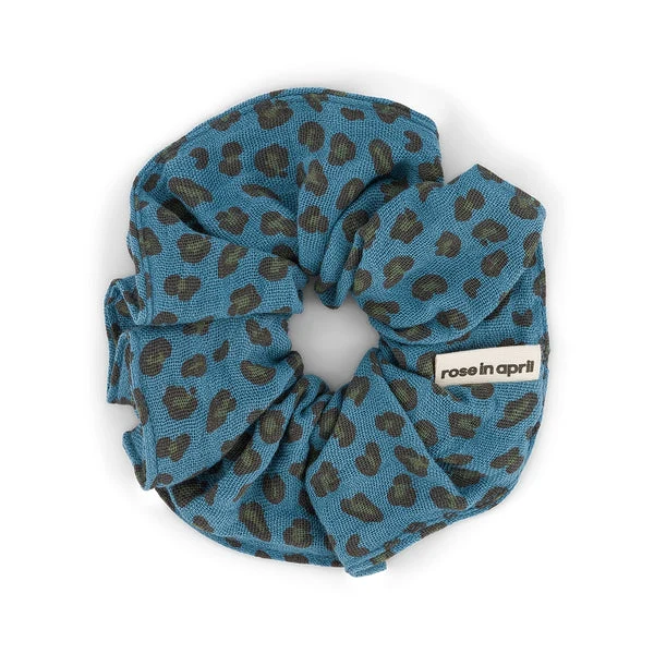 Chouchou Mini Leopard Blue Jean - Rose In April