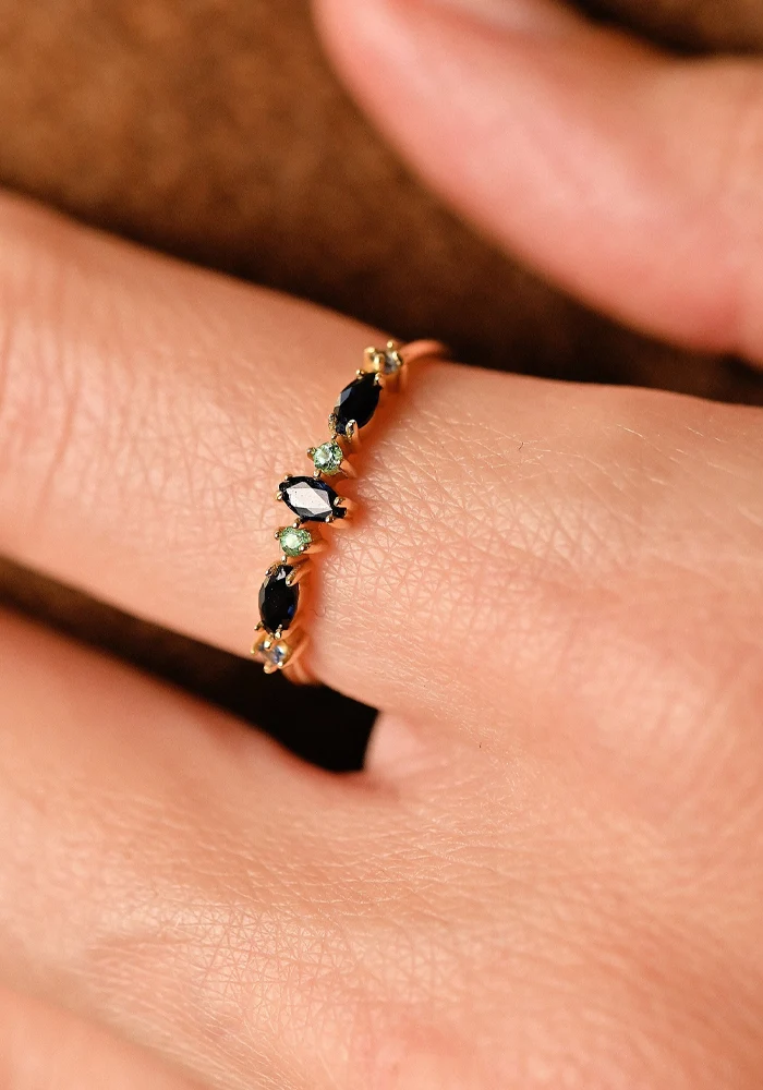 Bague Gaia 5 Bleue