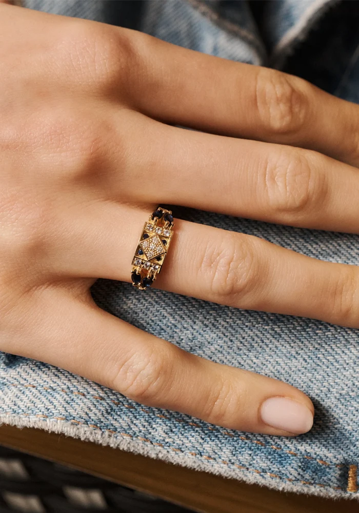 Bague Ava 2 Marine