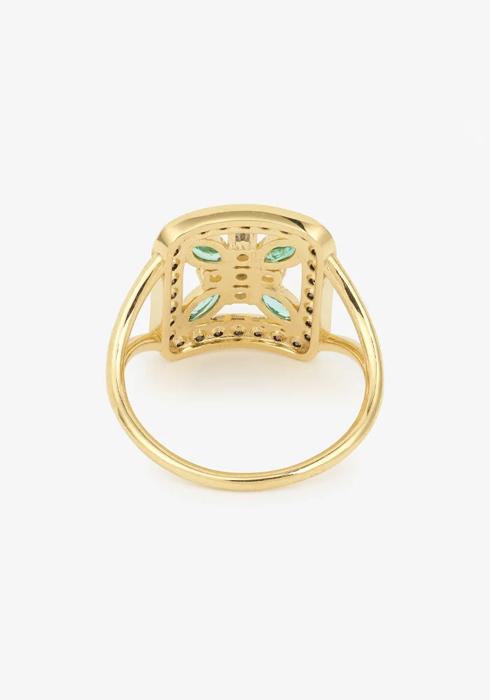 Bague Rita 4 Verte