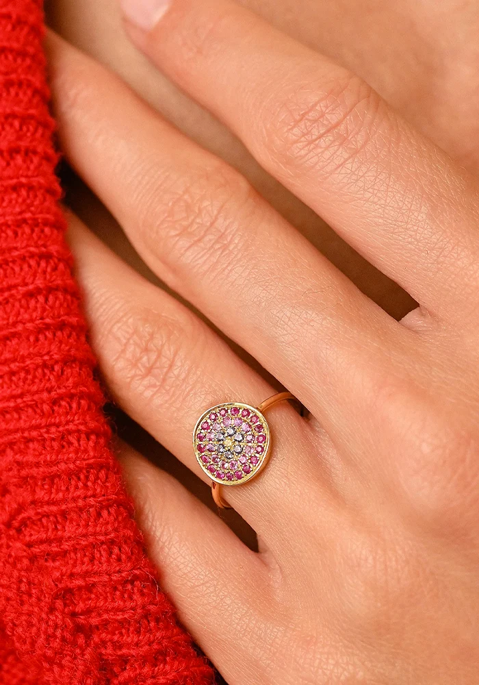 Bague Yellowstone 1 Rouge