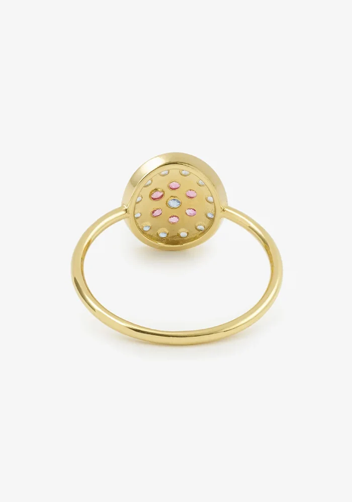 Bague Babystone 1 Rose