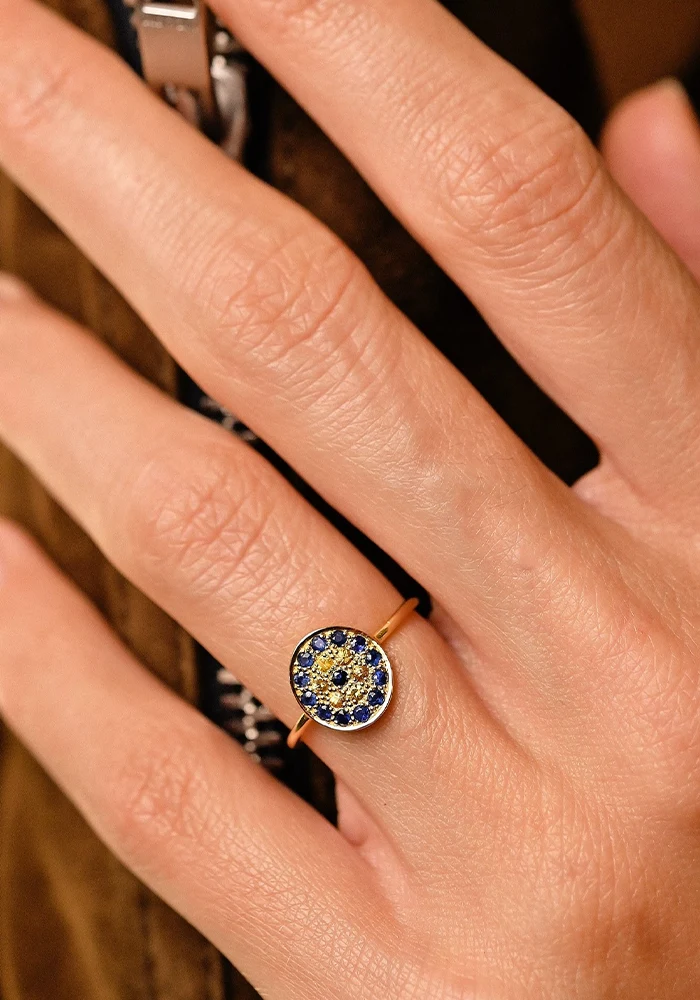 Bague Babystone 1 Bleue