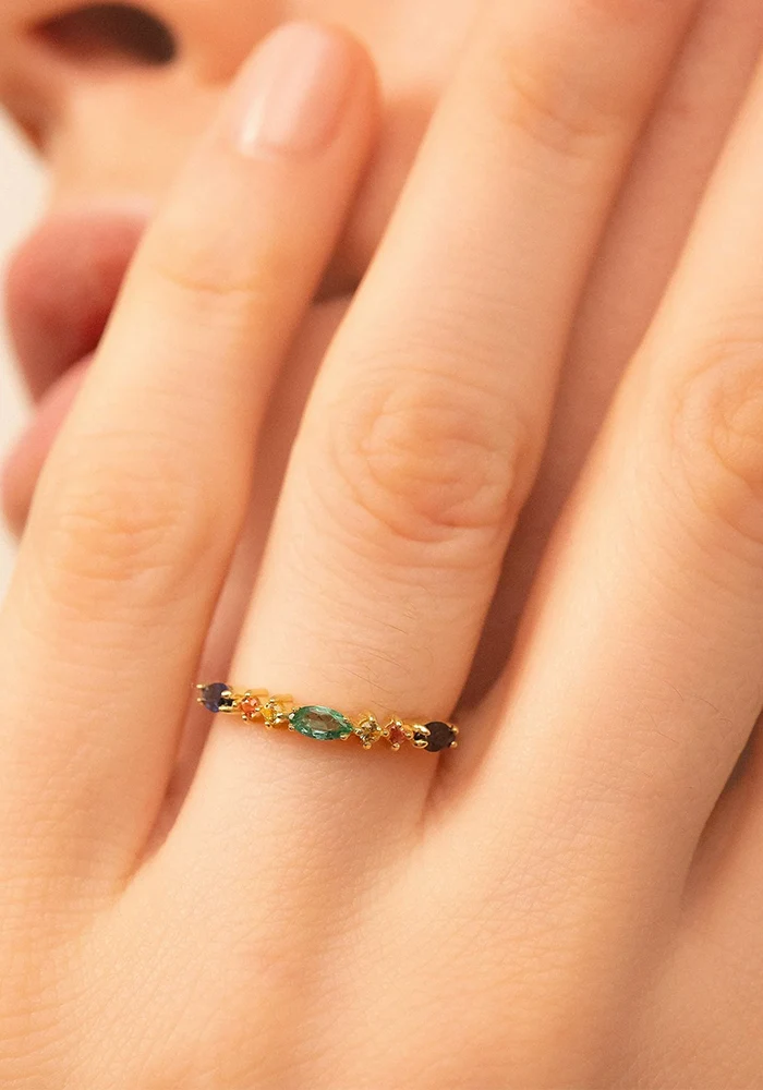 Bague Gaia 3 Vert