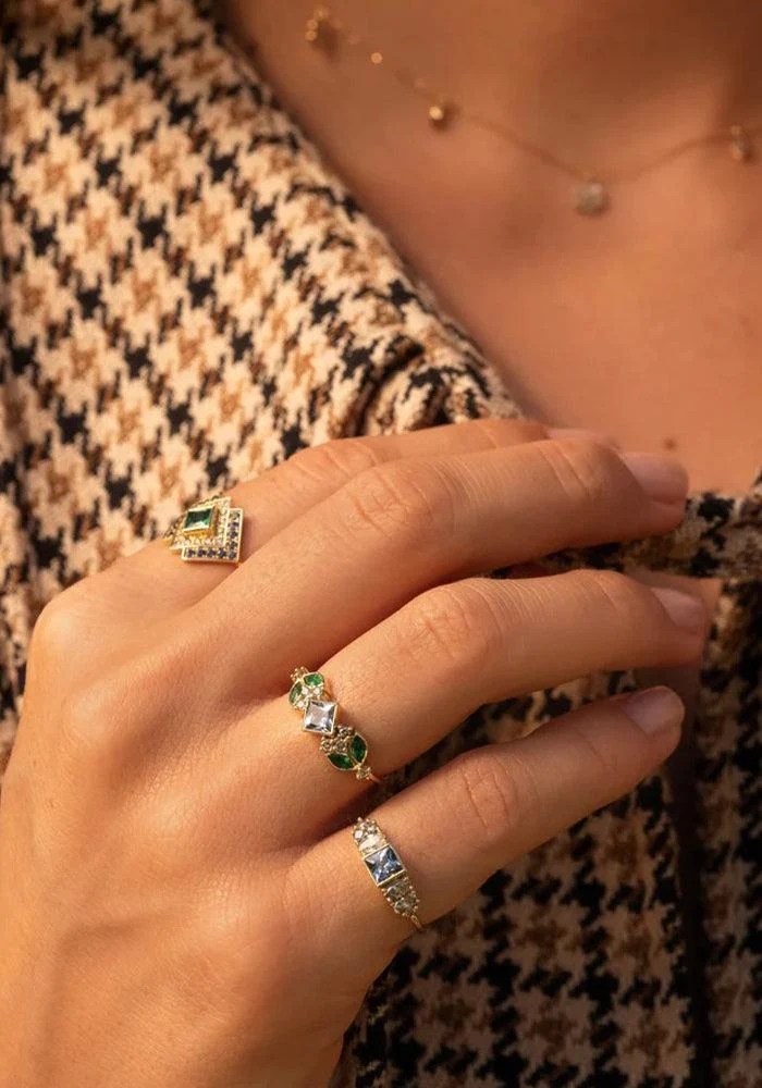 Bague Ginger 2 Bleue