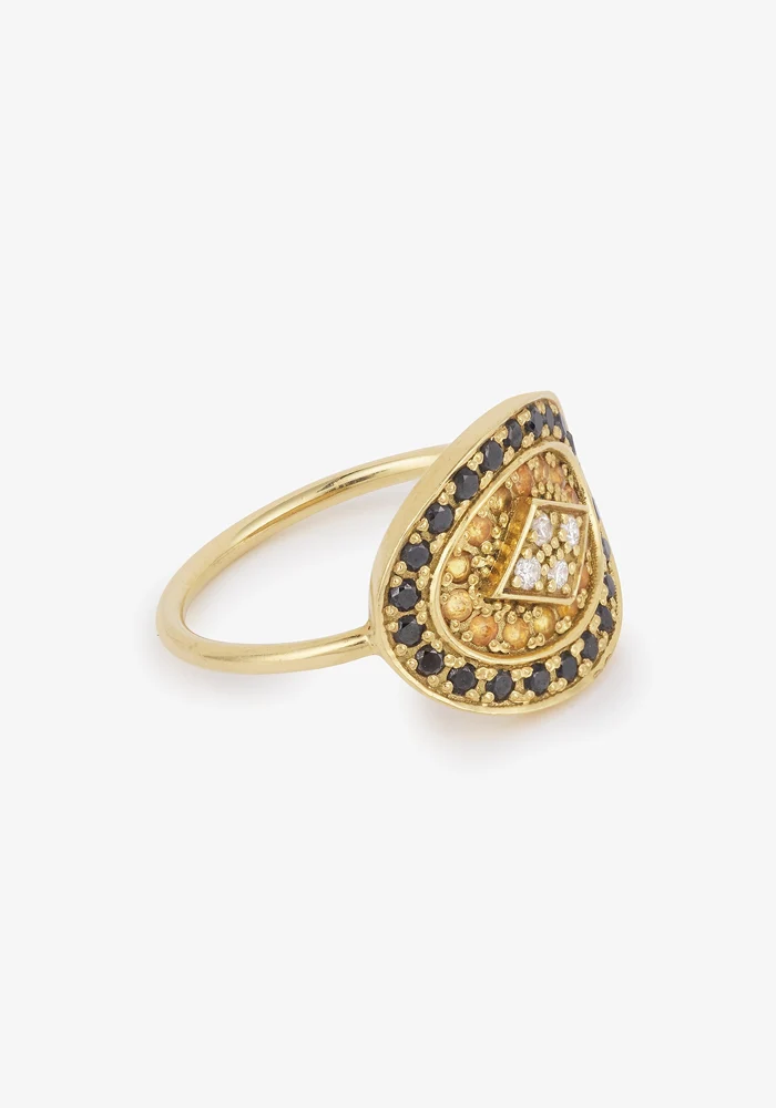 Bague Athena 1 Noire