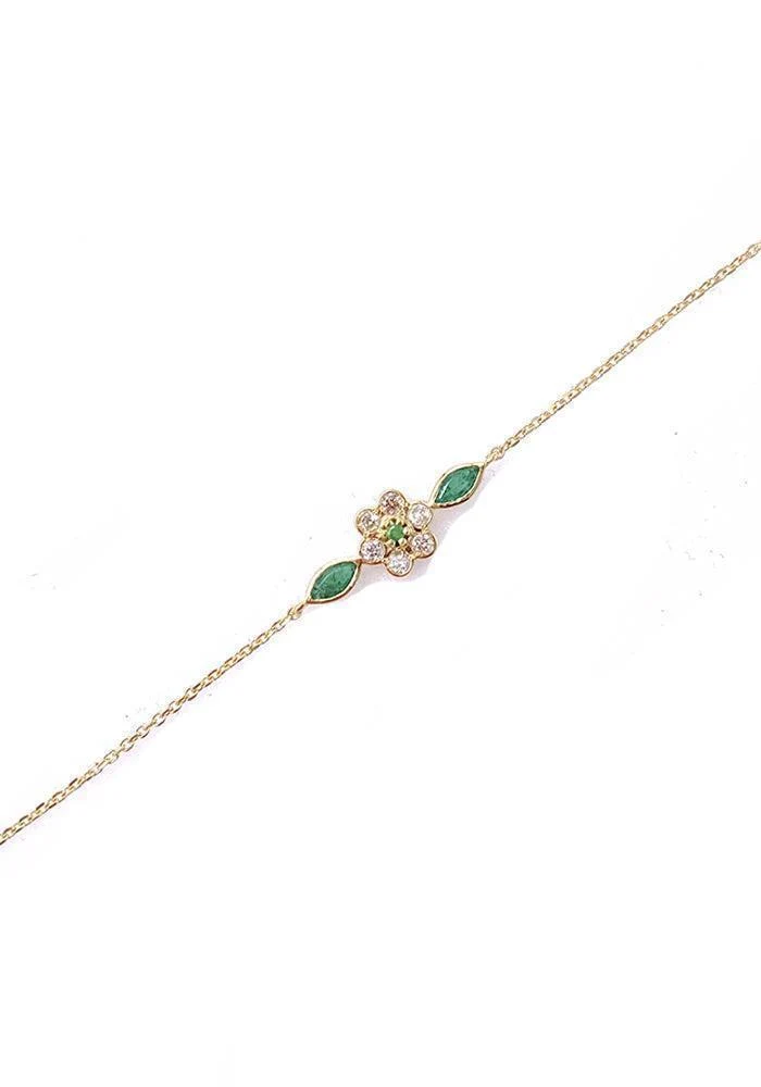 Bracelet Miniflower 1 Ardoise
