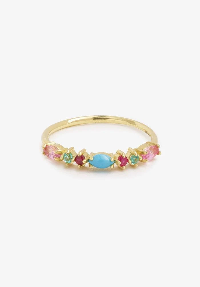 Bague Gaia 3 Turquoise