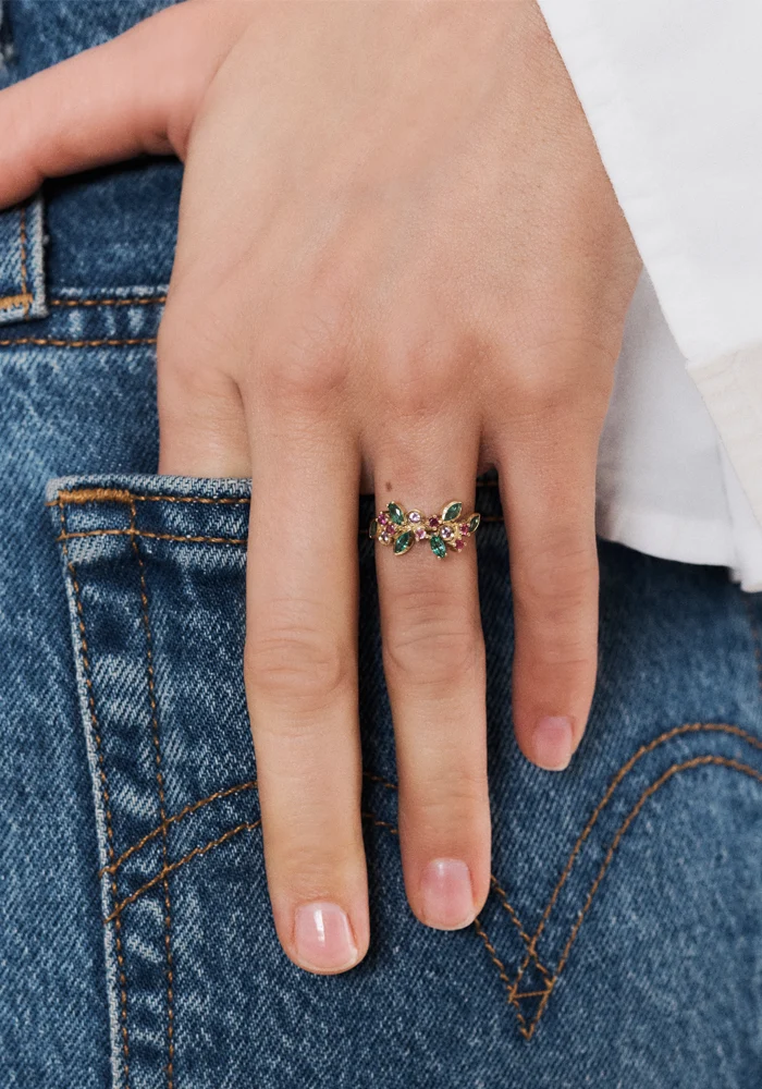 Bague Camelia 1 Rose