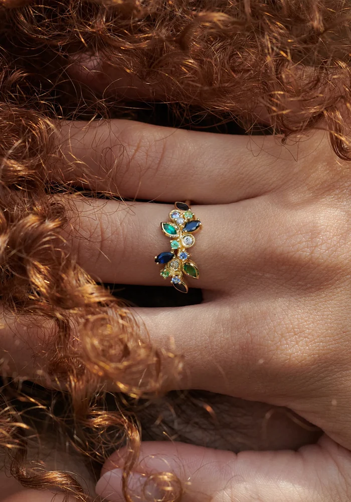 Bague Camelia 1 Peacock