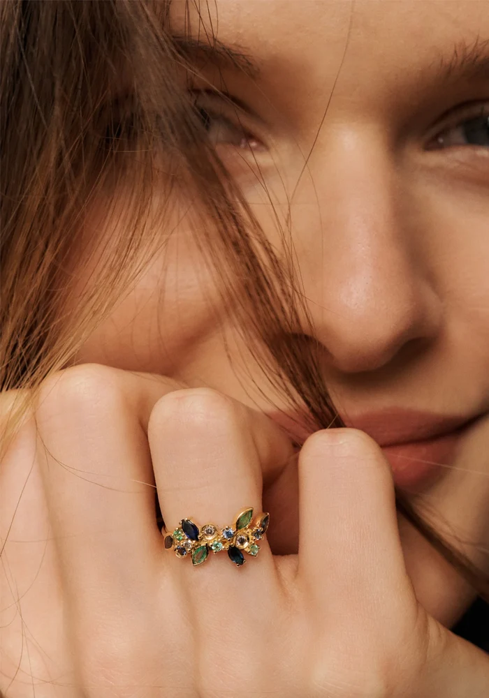 Bague Camelia 1 Peacock