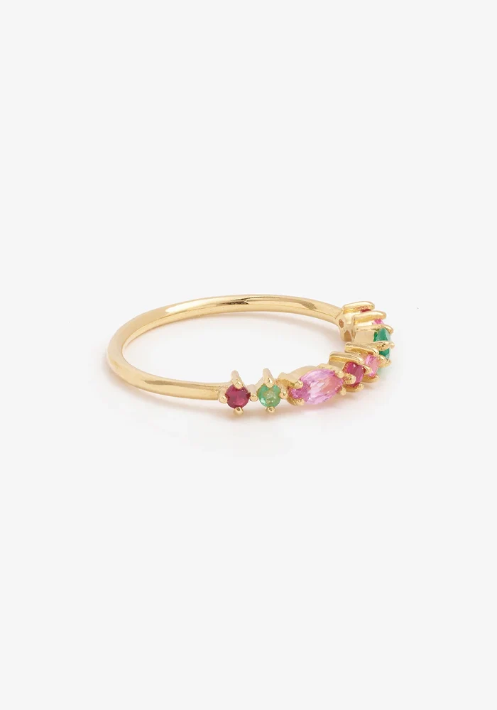 Bague Gaia 2 Rouge