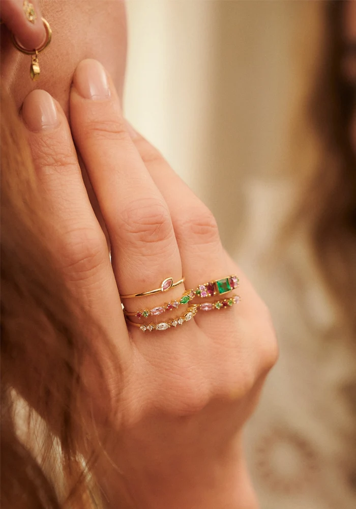Bague Gaia 2 Rouge