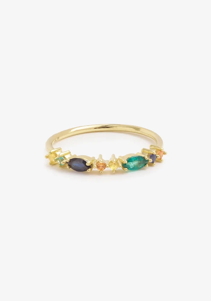 Bague Gaia 2 Verte