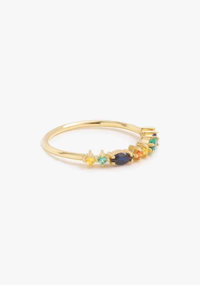 Bague Gaia 2 Verte