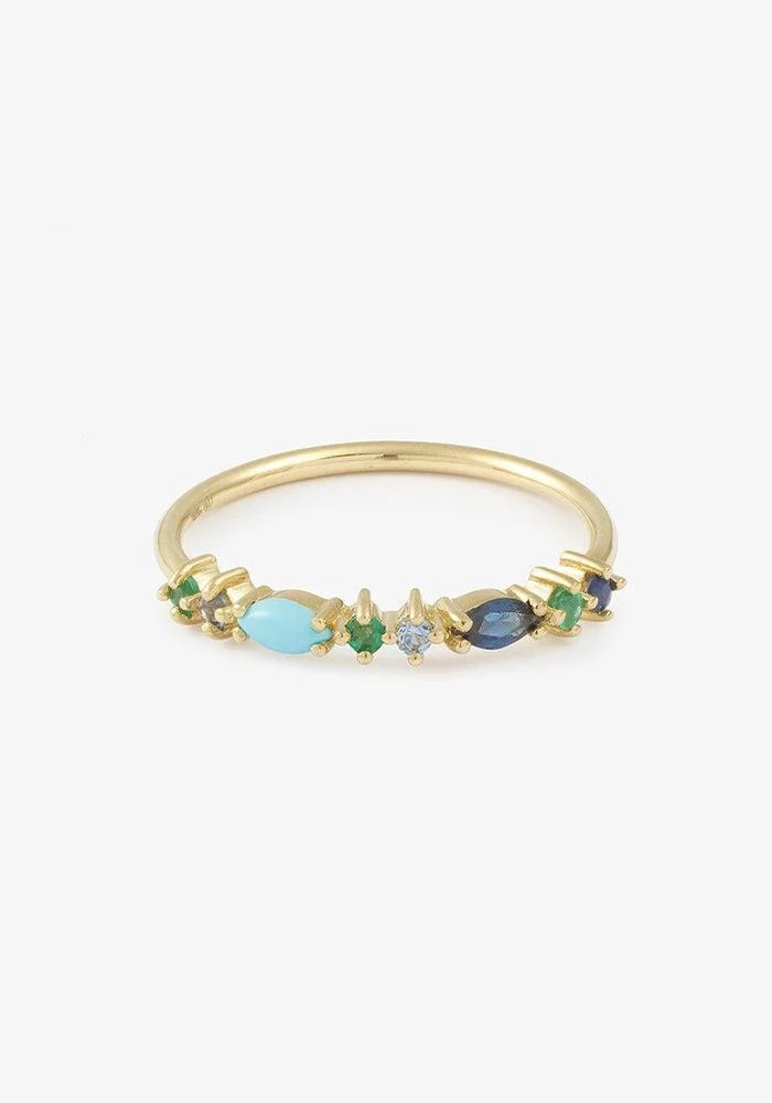 Bague Gaia 2 Bleue