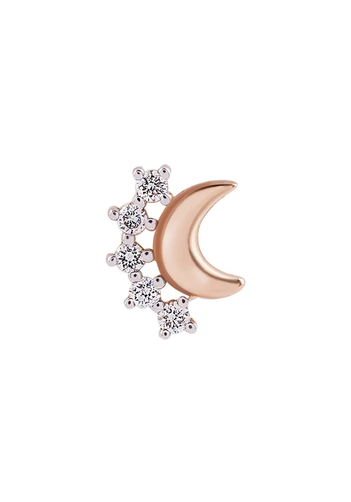 Boucle D'Oreille Lune Astral