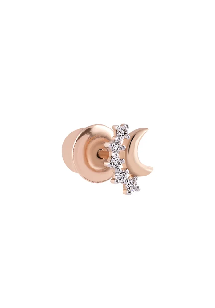 Boucle D'Oreille Lune Astral