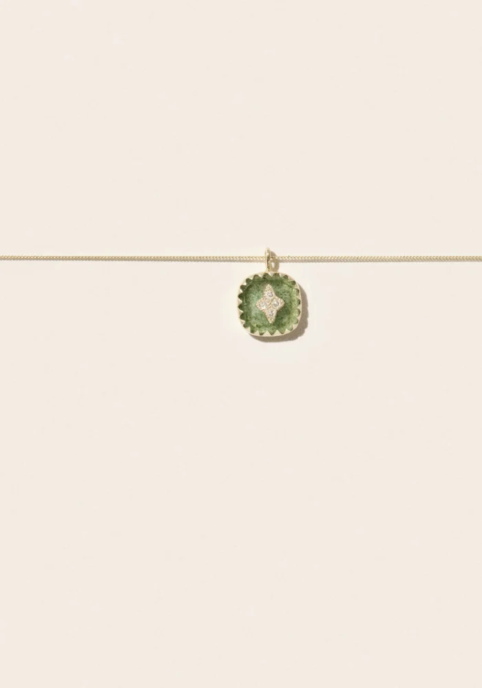 Collier Pierrot Aventurine Quartz