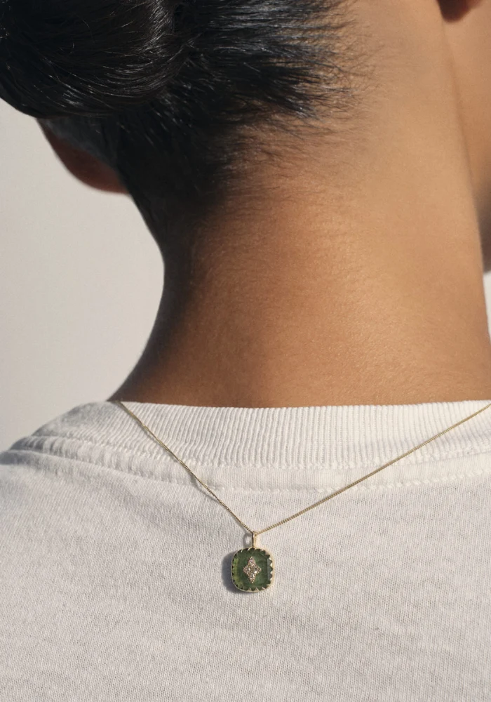 Collier Pierrot Aventurine Quartz