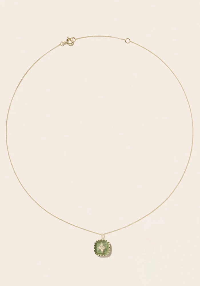 Collier Pierrot Aventurine Quartz