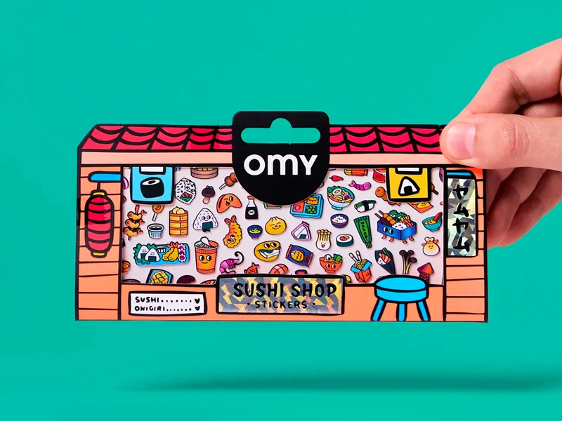 Fabulous Stickers Boutique - Sushi Shop - OMY