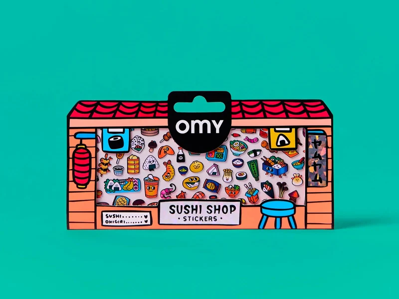 Fabulous Stickers Boutique - Sushi Shop - OMY