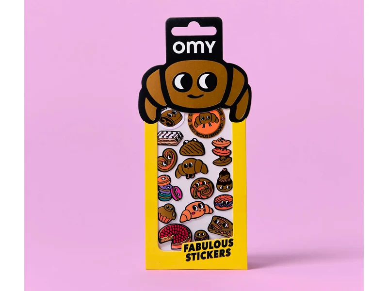 Fabulous Stickers Iconic - Croissant - Léon - OMY