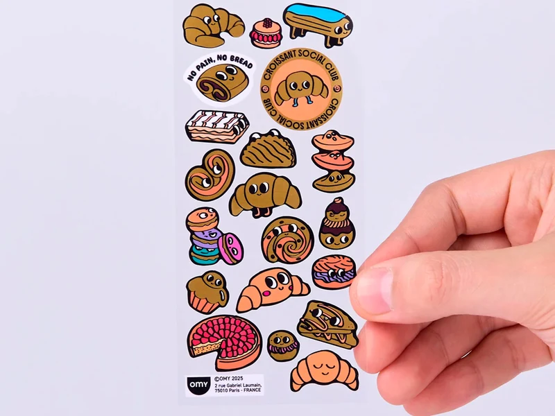 Fabulous Stickers Iconic - Croissant - Léon - OMY