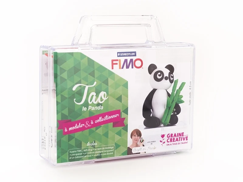 Kit Fimo - Malette Tao le panda- figurine à modeler
