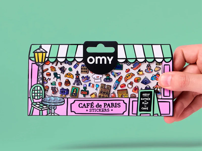 Fabulous Stickers Boutique Café de Paris - OMY
